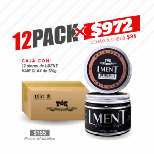 12Pack Lment Hair Clay
